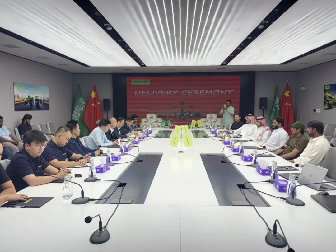 交付现场追加订单！中联重科土方机械实力圈粉沙特